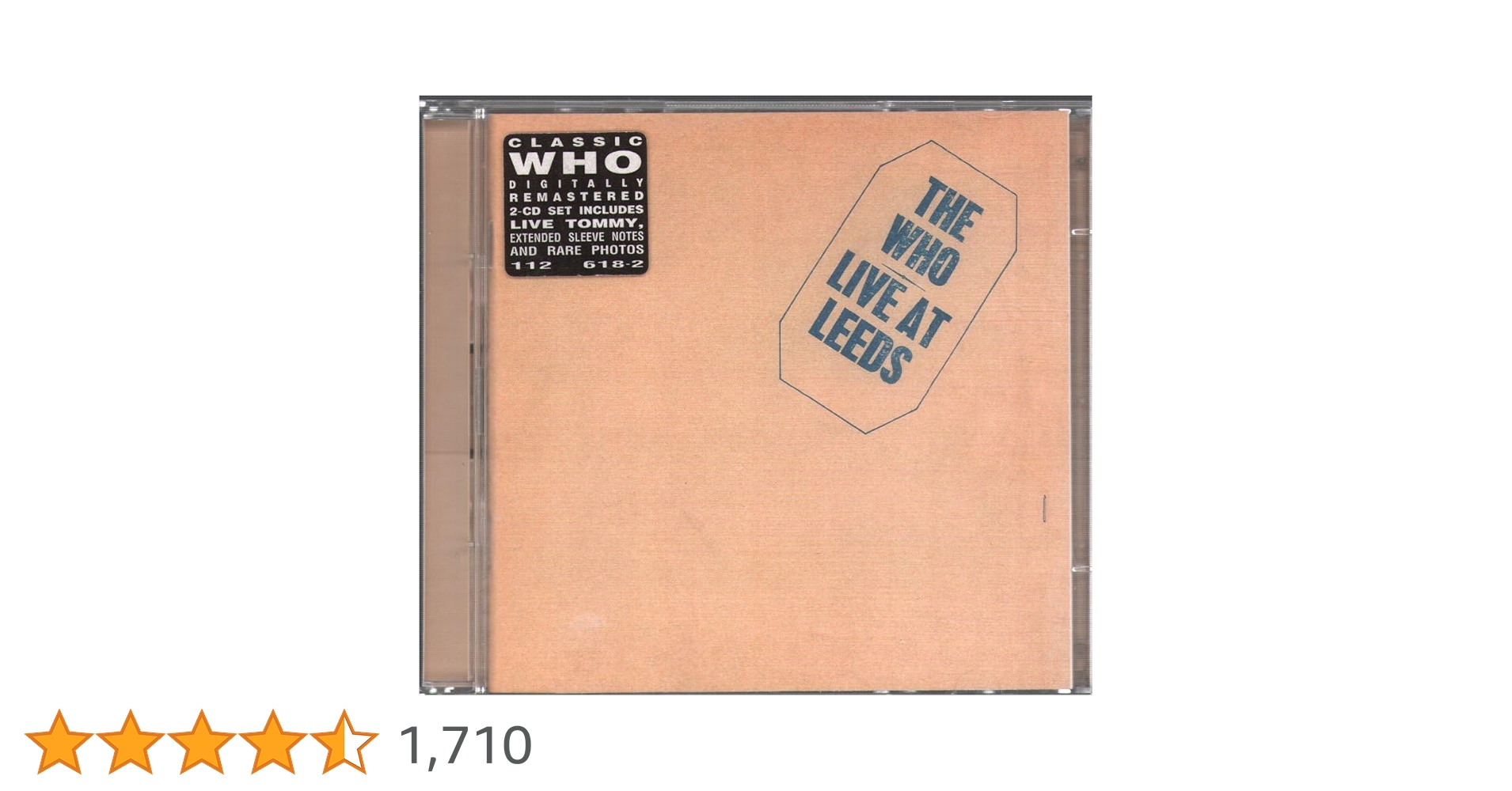 Live At Leeds (Deluxe Edition): Who, The Who: Amazon.ca: Music